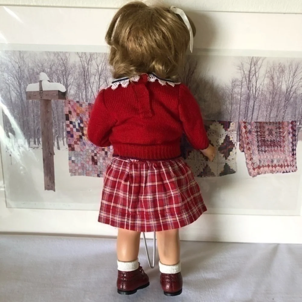 Vintage 2001 Jill School Girl Porcelain Doll